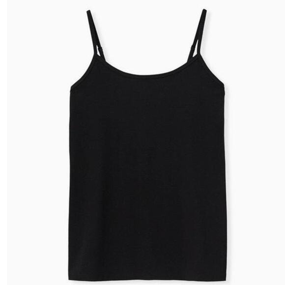 Torrid Foxy Cami Black Plus Size 3 Scoop Neck Tank Top Stretchy - Picture 5 of 11